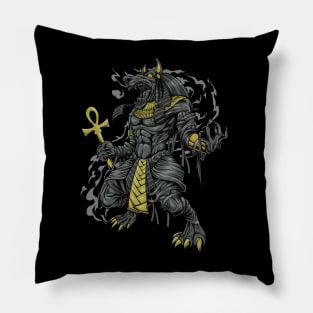 Egyptian god Anubis Pillow