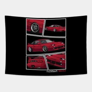 Nissan 180SX JDM Car Tapestry