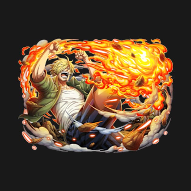 Vinsmoke Sanji with Fire Leg by ManimeXP