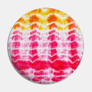 Red and yellow tie dye textile print Pin