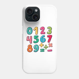 Number & Calculations Concept Phone Case