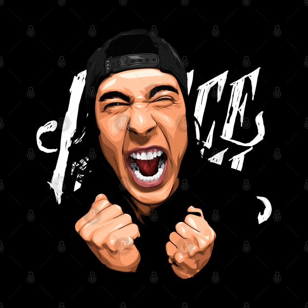 Vic Fuentes Screaming by Innboy