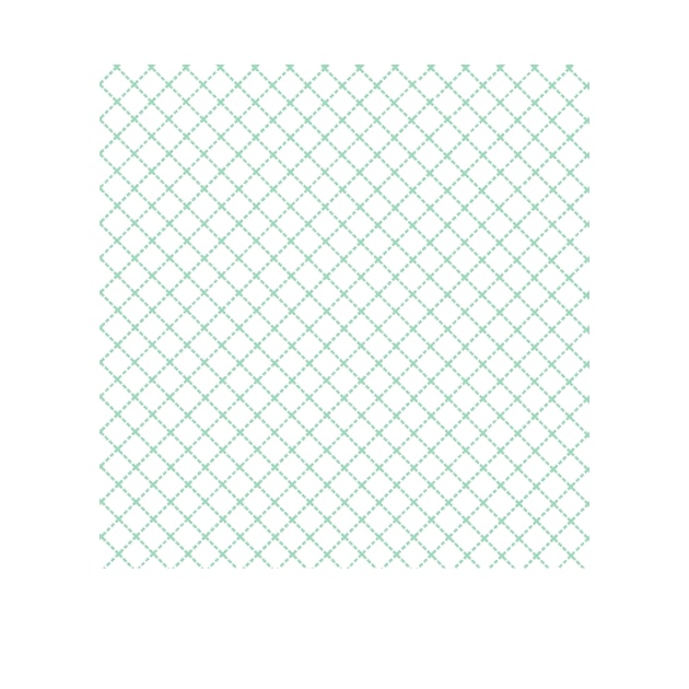 Dotted Grid 45 Mint Green by ProjectM