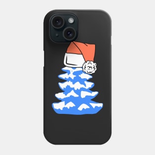 Blue Christmas Tree Phone Case