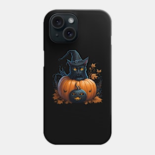 Cat In The Pumpkin Phone Case