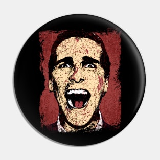 Graphic Art Satirical Horror Movie Pin