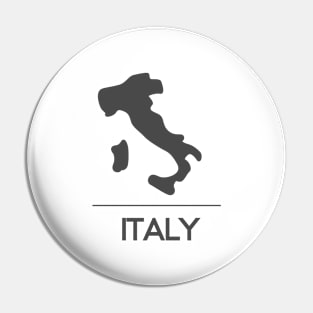 Italy Map Design Pin