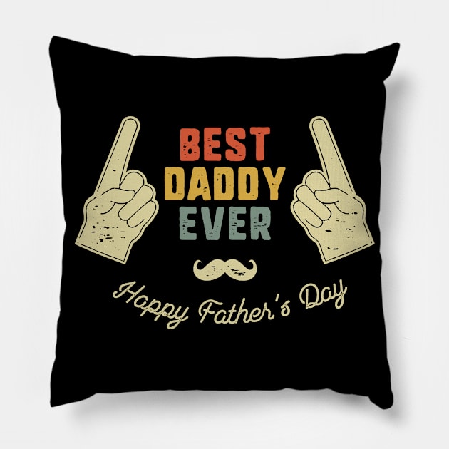 Best Daddy Ever Pillow by BamBam