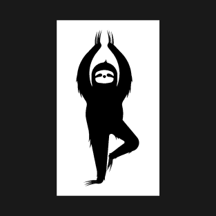 Sloth Yoga Tree Pose T-Shirt