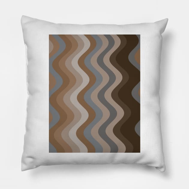 Abstract Ripples Pillow by Dturner29