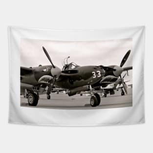 P-52 Lightning WW II Warbird Fighter Plane Tapestry