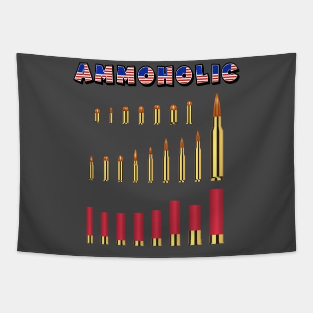 Ammoholic Tapestry by WalkingMombieDesign