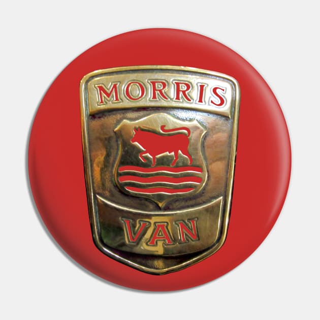 Vintage 1940s Morris van bonnet badge Pin by soitwouldseem