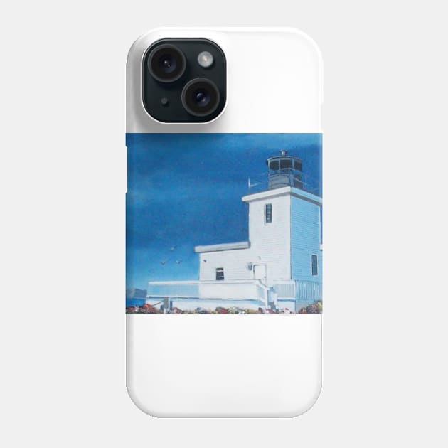 The Lighthouse Phone Case by Allison Prior Art