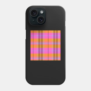 Vaporwave Aesthetic Arable 2 Hand Drawn Textured Plaid Pattern Phone Case