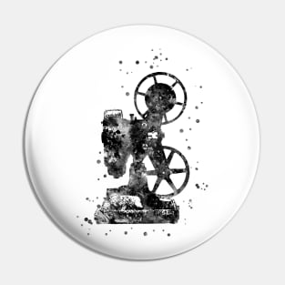 Vintage film movie projector Pin