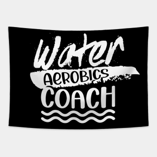 Water Aerobics Coach Instructor Aqua Hobby Tapestry