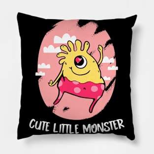 Cute Little Monster Pillow