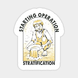 Starting Operation Stratification Gold Panning Mining Magnet