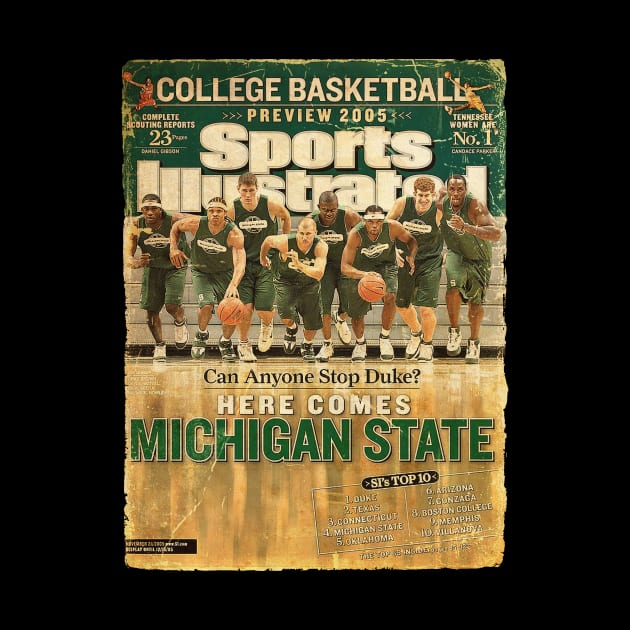 COVER SPORT - SPORT ILLUSTRATED - MICHIGAN STATE FAB FIVE by FALORI