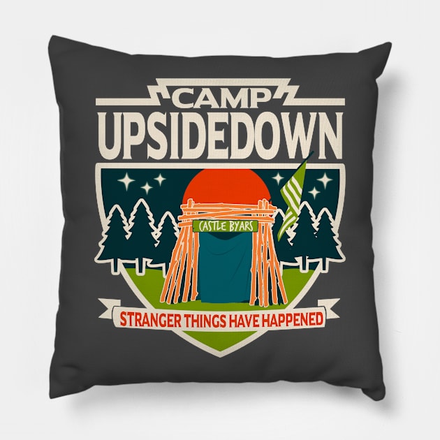 Camp Upsidedown Pillow by nicedrak