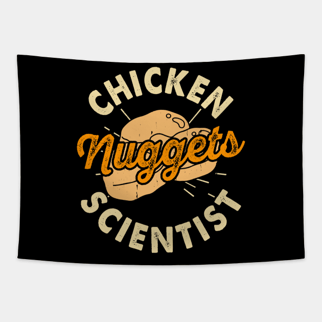 Chicken Nuggets Scientist T Shirt For Women Men Tapestry by Xamgi