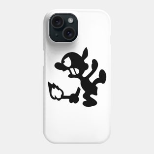 Fire Attack- Mr. Game & Watch Phone Case