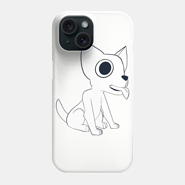 Charlie the Chihuahua - Black & White Phone Case by RMH MRH ART!