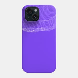 blue network grid Phone Case