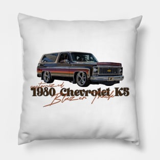 Customized 1980 Chevrolet K5 Blazer Truck Pillow