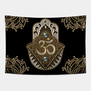 The elegant sign Ohm. Tapestry