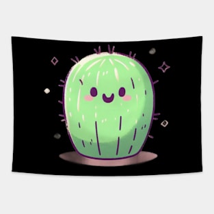 Kawaii happy cactus Tapestry