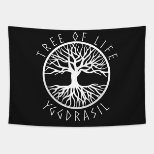 Yggdrasil Tree of Life Pagan Witch As Above So Below Tapestry