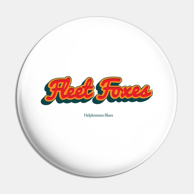 Fleet Foxes Pin by PowelCastStudio