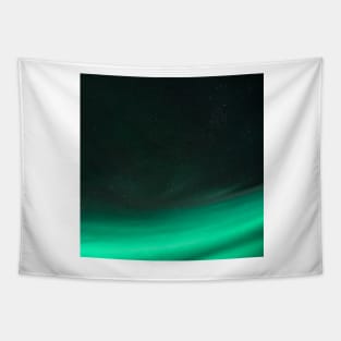 Incredible Northern Lights Aurora Over The Night Sky in Iceland Tapestry