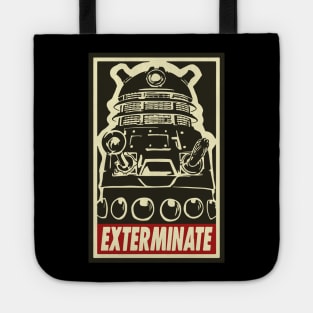 Exterminate - Dalek - Dr Who Tote