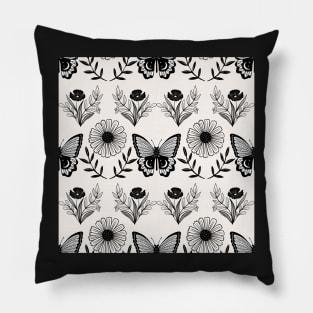 Black Butterfly Pillow