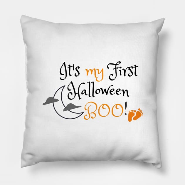 My First Halloween Pillow by Mplanet