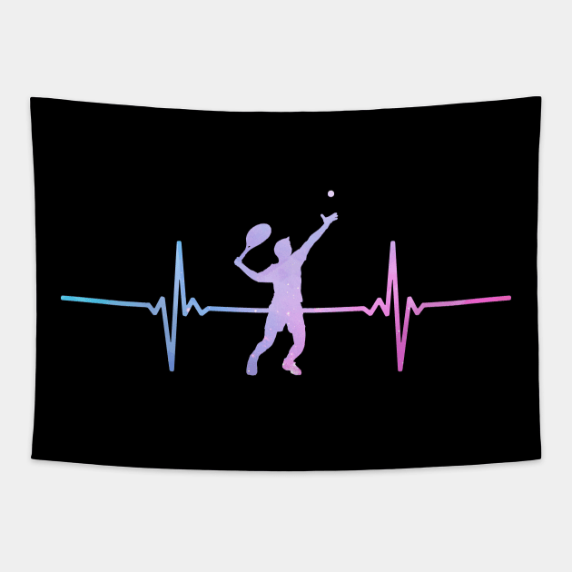 tennis funny Tapestry by Mandala Project