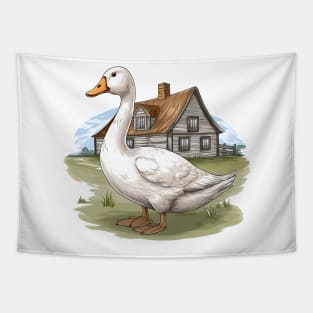 White Goose Tapestry