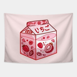 Strawberry Milk Carton Tapestry