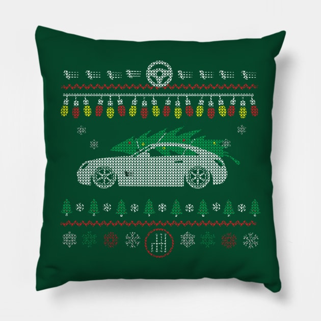 Xfire ugly Xmas sweater Pillow by silvercloud