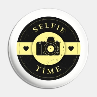 Selfie photo print Pin