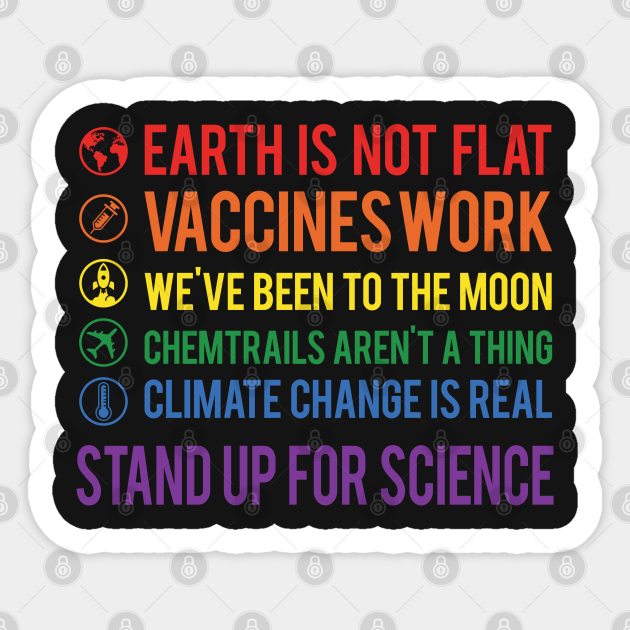 Stand Up For Science - Science - Sticker