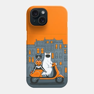 Ghost and Skellie Ride Phone Case