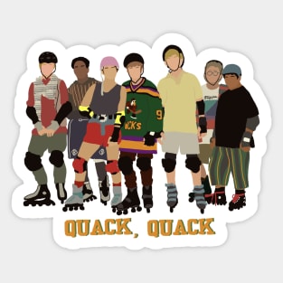 Mighty Ducks Roster Sticker for Sale by omondieu