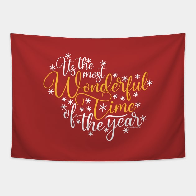 Its the most wonderful time of the year Tapestry by doodletales