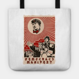 Democracy Manifest Chinese Propaganda Tote