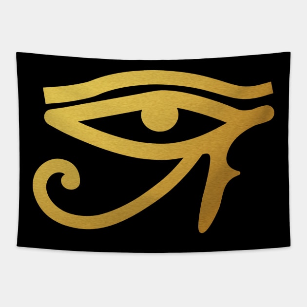 Eye Of Horus Ra Graphic Ancient Egyptian Culture Tapestry by UNDERGROUNDROOTS