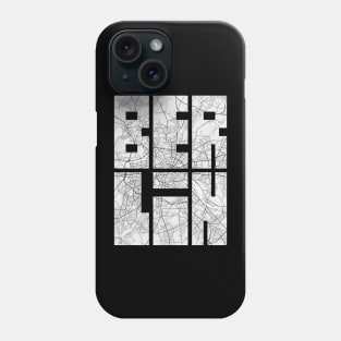 Berlin, Germany City Map Typography - Light Phone Case